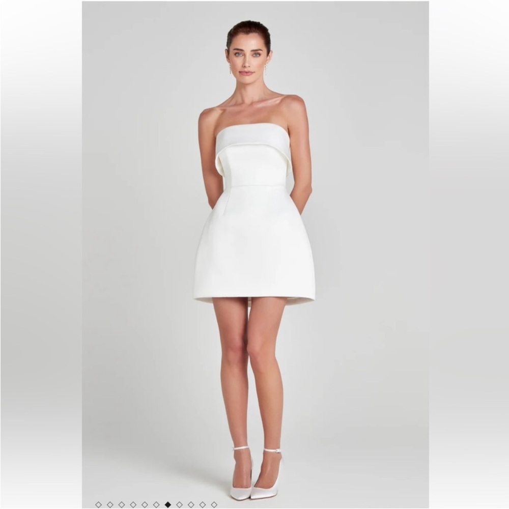 Nadine Merabi Heather White Dress